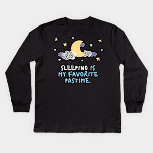 sleeping Kids Long Sleeve T-Shirt